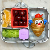 Load image into Gallery viewer, Munchbox Flexi 3 - Slate Grey - Silicone Bento
