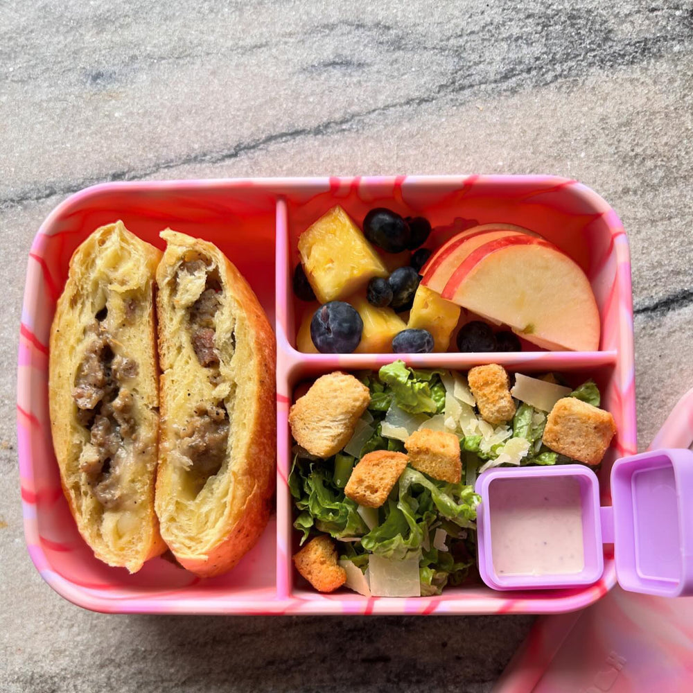 Munchbox Flexi 3 - Rose Pink - Silicone Bento