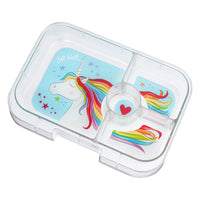 Load image into Gallery viewer, Yumbox Panino Lunch Box -  Lavender Purple - Unicorn Tray
