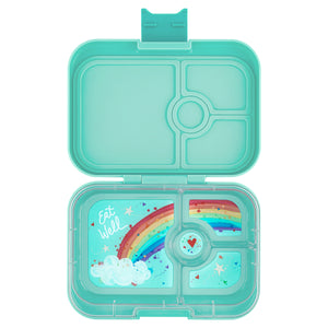 yumbox miami aqua rainbow tray