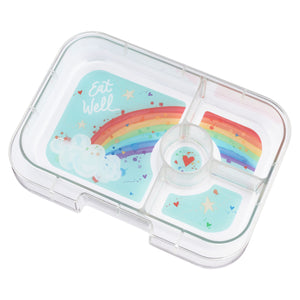 yumbox miami aqua rainbow tray