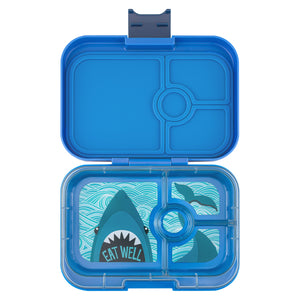 yumbox panino surf blue shark tray