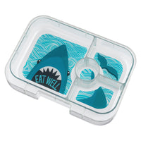 Load image into Gallery viewer, yumbox panino surf blue shark tray
