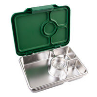 Load image into Gallery viewer, yumbox pret stainless steel lunchbox dublin green
