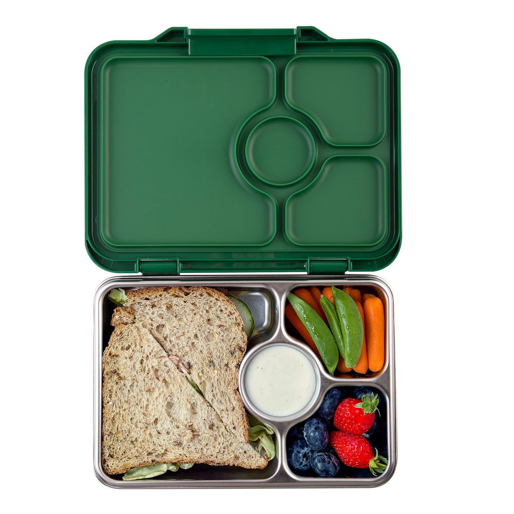 yumbox pret stainless steel lunchbox dublin green