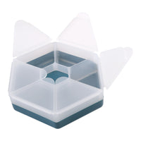 Load image into Gallery viewer, Melii Luxe Hexagon Snackle Box  - Blue
