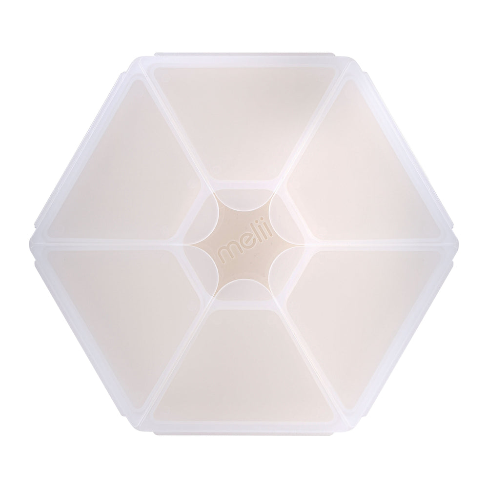 Melii Luxe Hexagon Snackle Box  - Ivory
