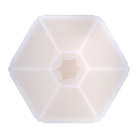 Load image into Gallery viewer, Melii Luxe Hexagon Snackle Box  - Ivory
