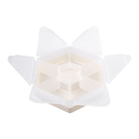 Load image into Gallery viewer, Melii Luxe Hexagon Snackle Box  - Ivory
