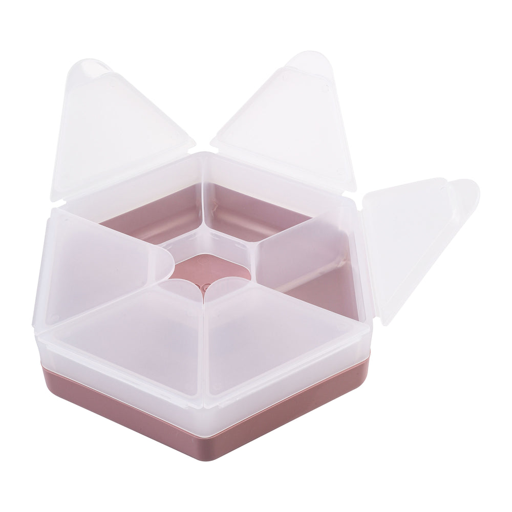 Melii Luxe Hexagon Snackle Box  - Pink