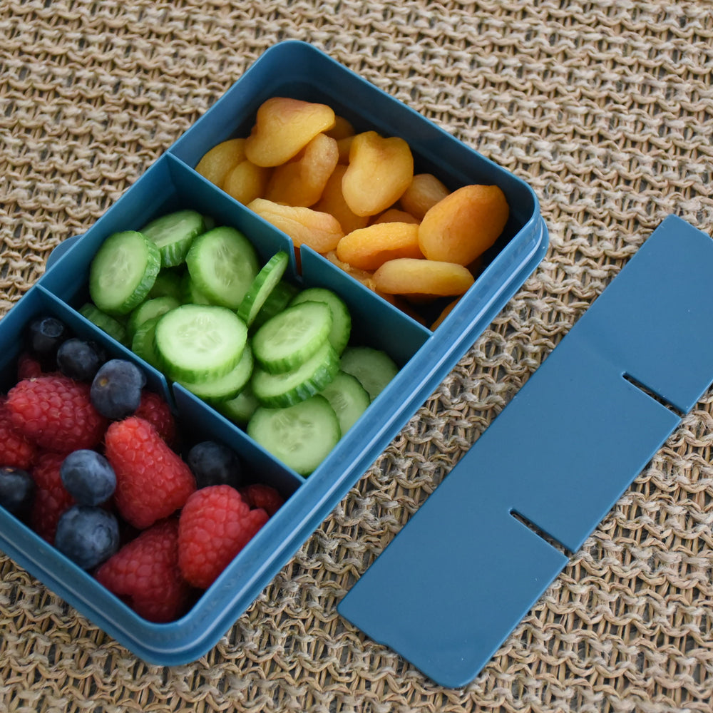 melii luxe snackle box mini blue