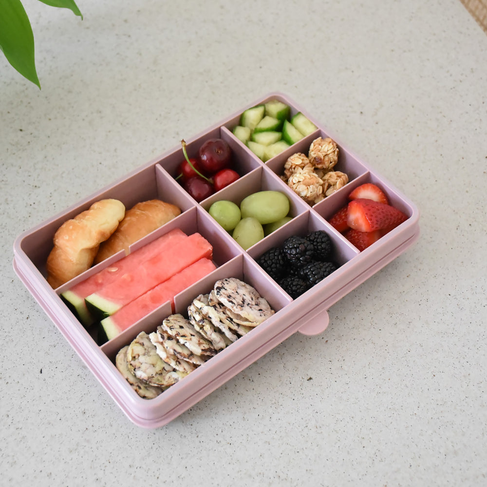 melii luxe snackle box pink