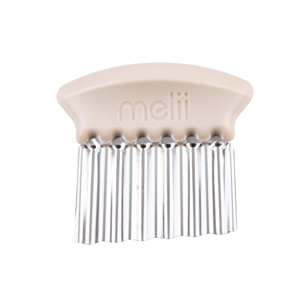 melii vegetable crinkle cutter set of 3 blue