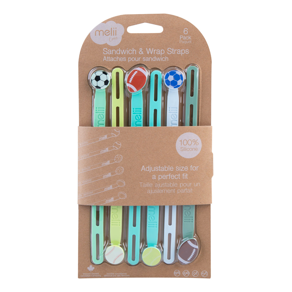 Melii Luxe silicone wrap bands - Sports Balls