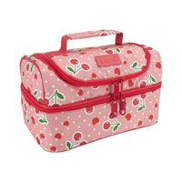 Load image into Gallery viewer, Sachi Double Decker Insulated Lunch Bag - Cherry Crush

