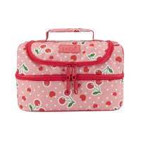 Load image into Gallery viewer, Sachi Double Decker Insulated Lunch Bag - Cherry Crush
