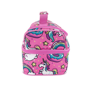 sachi double decker lunchbag unicorns