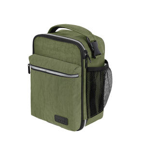 sachi explorer insulated lunch bag olive