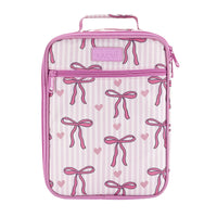 Load image into Gallery viewer, Sachi Insulated Lunch Bag - Bows and Hearts
