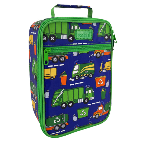 sachi insulated lunch bag garbage trucks