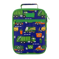 Load image into Gallery viewer, sachi insulated lunch bag garbage trucks
