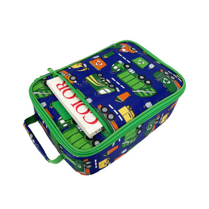 sachi insulated lunch bag garbage trucks