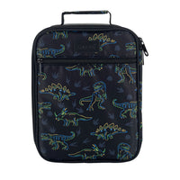 Load image into Gallery viewer, sachi insulated lunch bag neon dinosaurs
