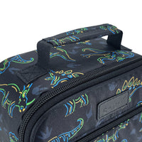 Load image into Gallery viewer, sachi insulated lunch bag neon dinosaurs
