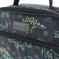 Load image into Gallery viewer, sachi insulated lunch bag neon dinosaurs
