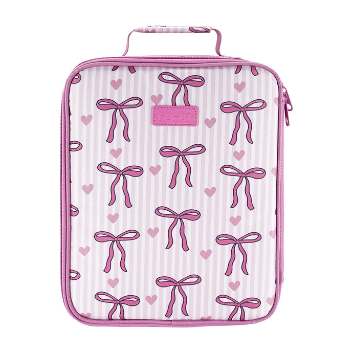 Sachi Insulated XL Lunch Bag - Bows and Hearts