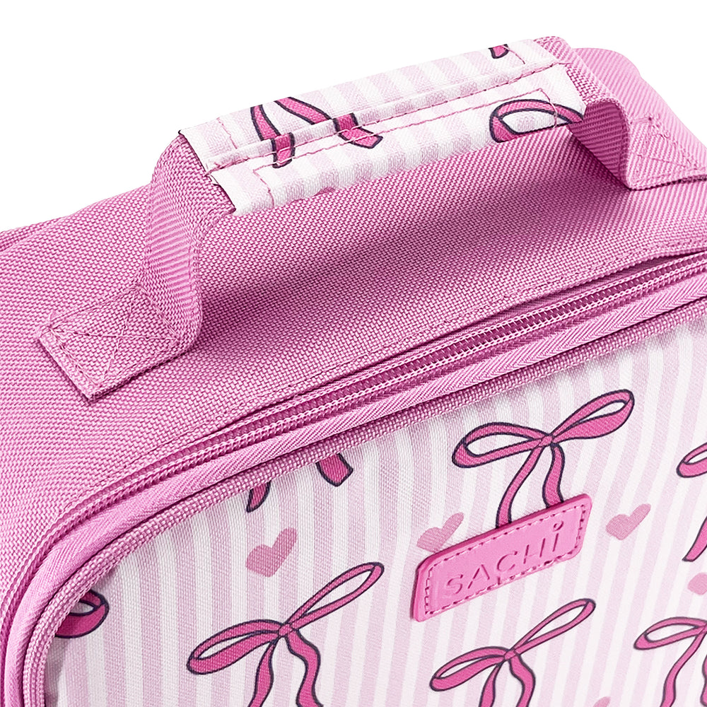 Sachi Insulated XL Lunch Bag - Bows and Hearts