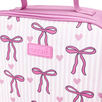 Load image into Gallery viewer, Sachi Insulated XL Lunch Bag - Bows and Hearts
