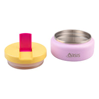 Load image into Gallery viewer, Oasis Stainless Steel Insulated Food Flask - 230ml - Bubblegum Pink
