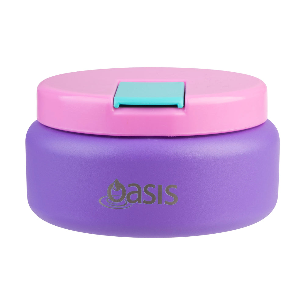 Oasis Stainless Steel Insulated Food Flask - 230ml - Mermaid Purple