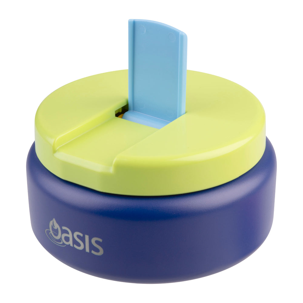 Oasis Stainless Steel Insulated Food Flask - 230ml - Peacock Blue