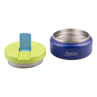 Load image into Gallery viewer, Oasis Stainless Steel Insulated Food Flask - 230ml - Peacock Blue
