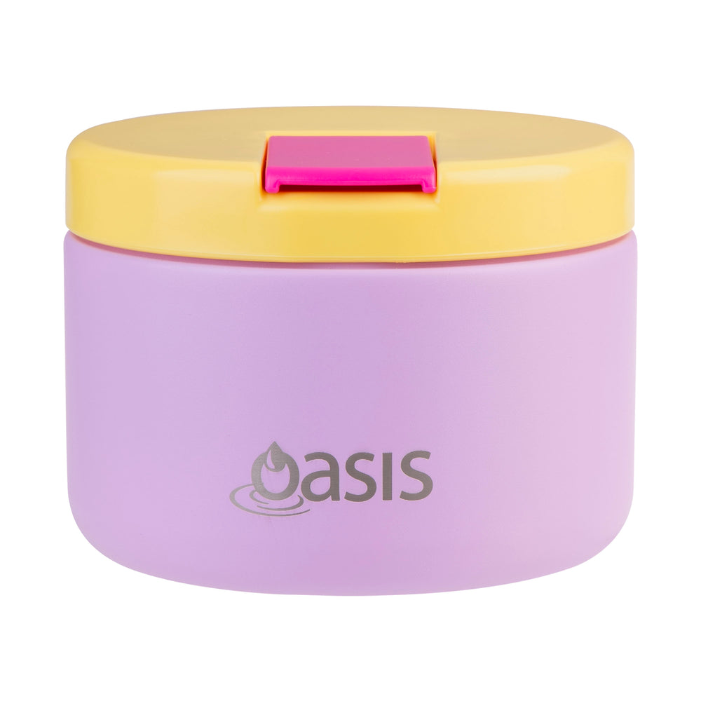 Oasis Stainless Steel Insulated Food Flask - 300ml - Bubblegum Pink
