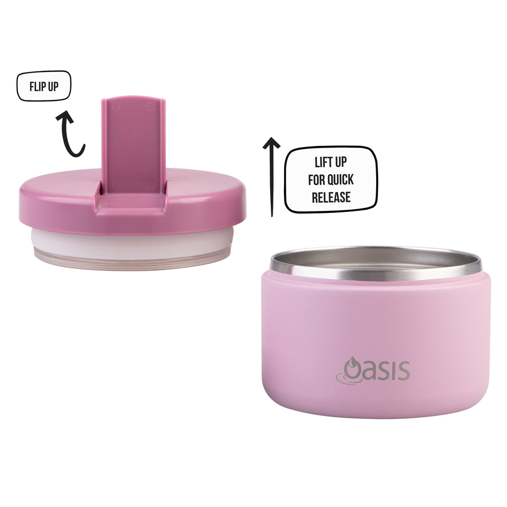 oasis food jar blush