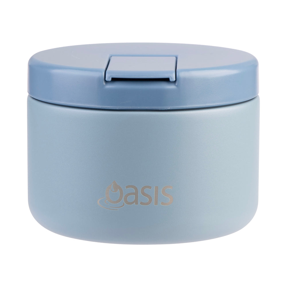 Oasis Stainless Steel Insulated Food Flask - 300ml - Hazy Blue
