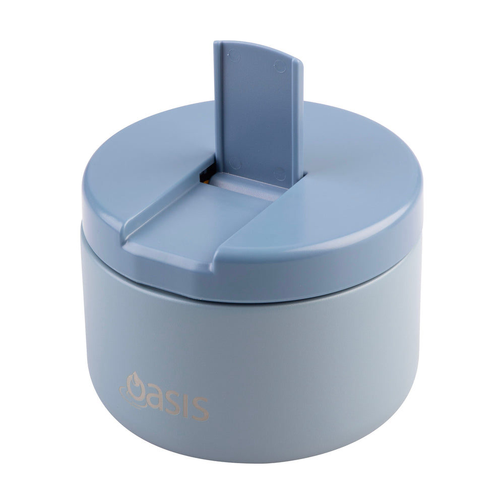 Oasis Stainless Steel Insulated Food Flask - 300ml - Hazy Blue