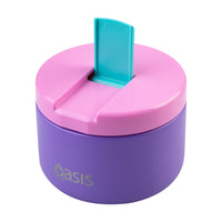 Load image into Gallery viewer, Oasis Stainless Steel Insulated Food Flask - 300ml - Mermaid Purple
