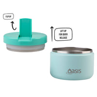 Load image into Gallery viewer, Oasis Stainless Steel Insulated Food Flask - 300ml - Mint
