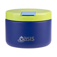 Load image into Gallery viewer, Oasis Stainless Steel Insulated Food Flask - 300ml - Peacock Blue
