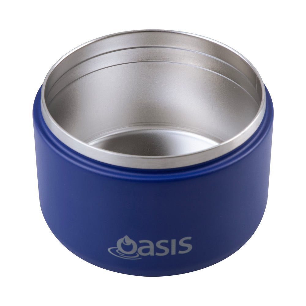 Oasis Stainless Steel Insulated Food Flask - 300ml - Peacock Blue
