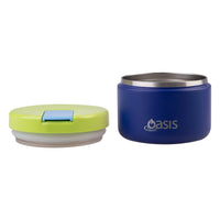 Load image into Gallery viewer, Oasis Stainless Steel Insulated Food Flask - 300ml - Peacock Blue
