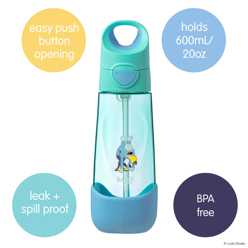 B Box Tritan Drink Bottle 600mL - Bluey NEW!