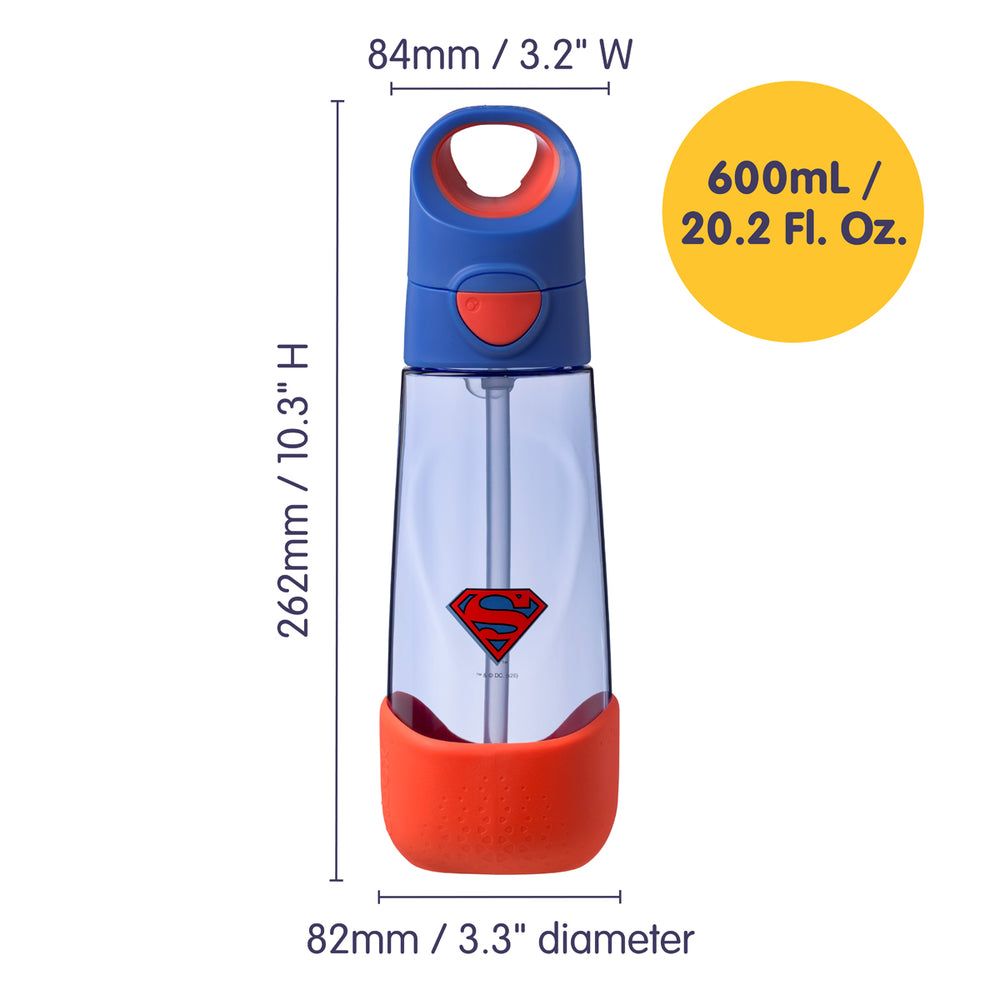 B Box Tritan Drink Bottle 600mL - Superman