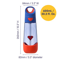 Load image into Gallery viewer, B Box Tritan Drink Bottle 600mL - Superman
