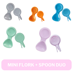 B Box Mini Spoon + Flork Duo Pack