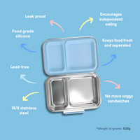 Load image into Gallery viewer, Ecococoon Bento Lunch Box 2 - Blueberry

